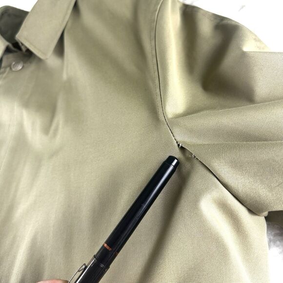 Trench‎ Coat -Towncraft Plus Penn-Prest Penneys Removable Fur Lined Mens 42L VTG - Picture 15 of 15